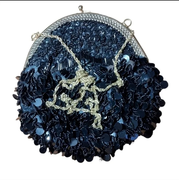 🟠 Vintage Beaded Cocktail Bag - Picture 2 of 15